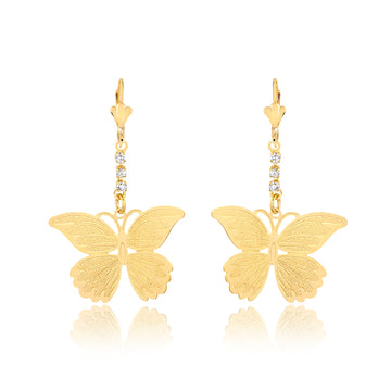 18K Gold Layered Oro Laminado Earrings 21.0526/1